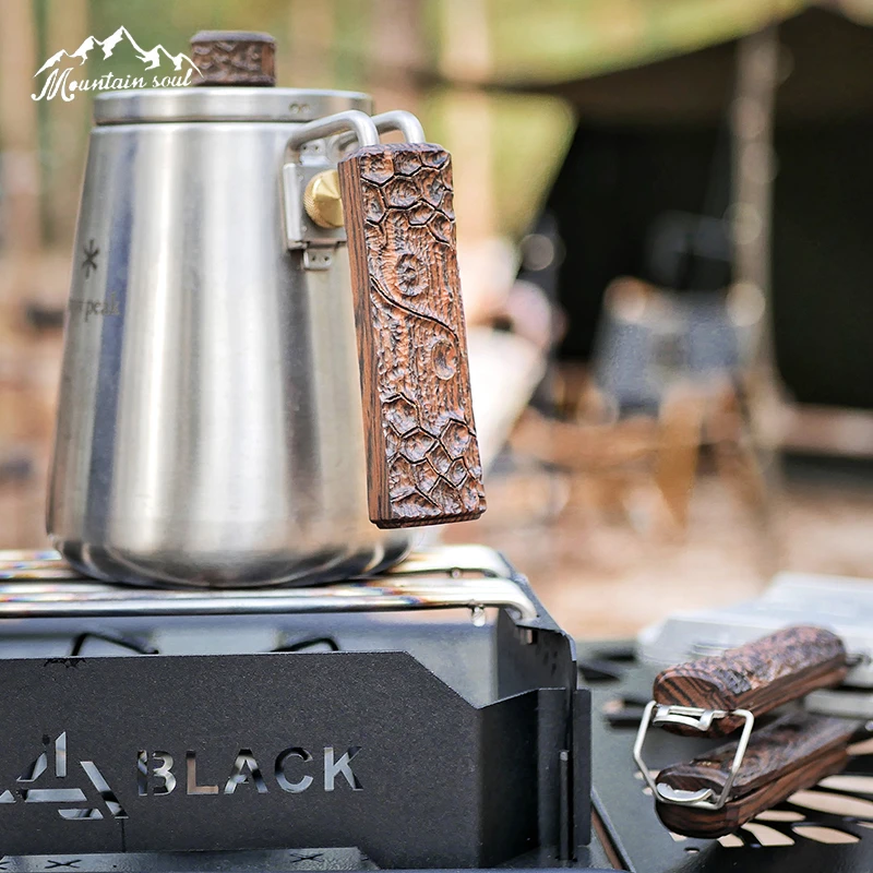 山魂Mountain soul 原创改装Snow Peak雪峰CS-115水壶木柄配件