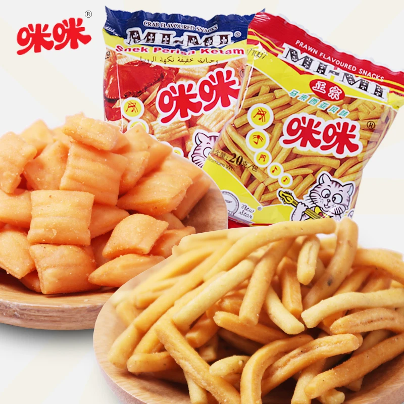 正宗虾味条蟹味粒8090后儿时怀旧零食大礼包开袋即食解馋零食传统
