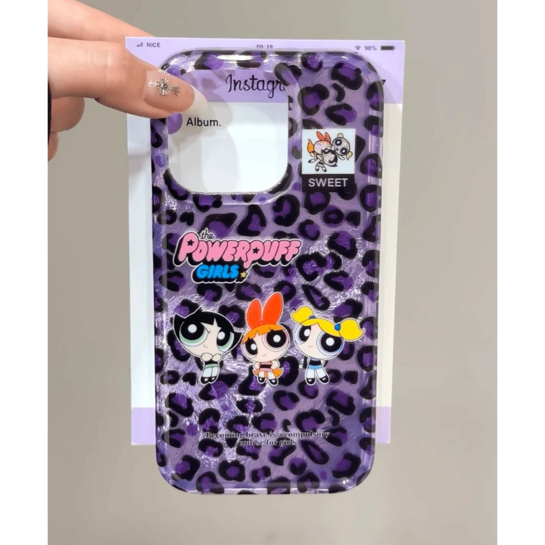 飞天女警适用华为mate/pg15/14/小米/VIVO/OPPO大孔ins羽纱手机壳