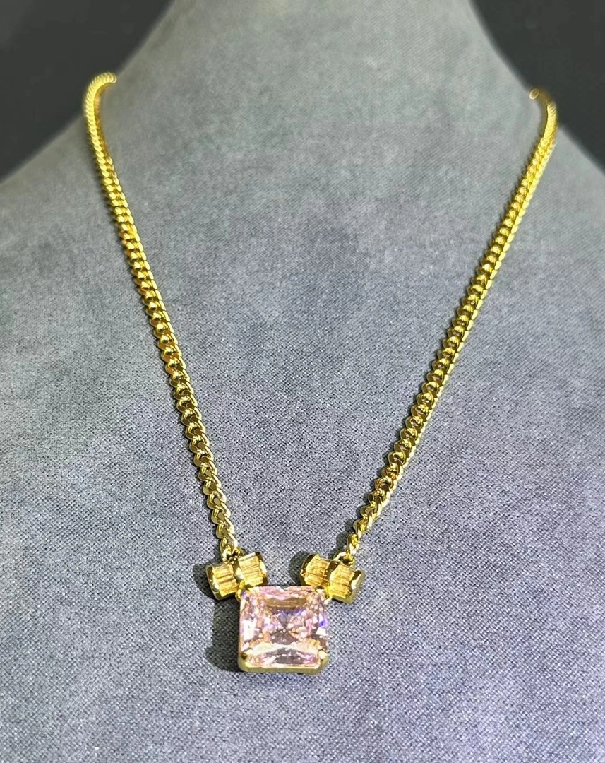 【斯里兰卡的品味】16-74粉白白吊坠