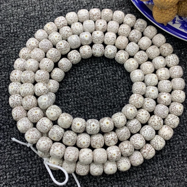 11x10mm桶珠海南原生态星月菩提108颗佛珠手串