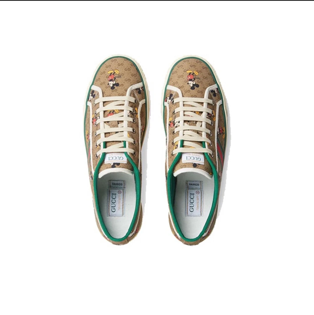 未使用 GUCCI/古驰 古驰 GUCCI 经典老花米奇1977板鞋