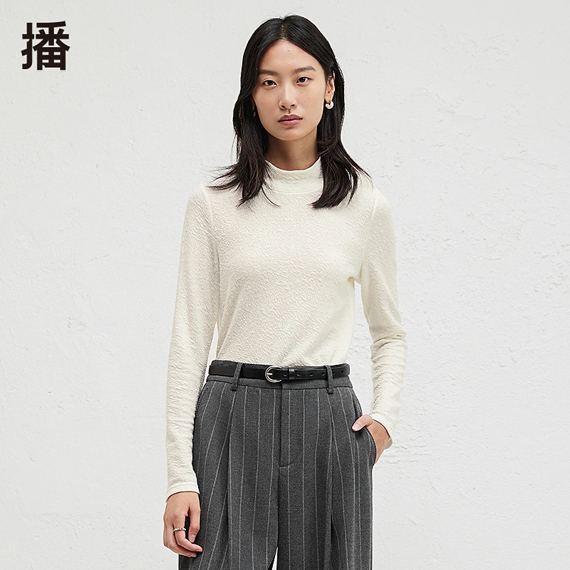 播时尚休闲立领设计T恤BDR4YD3999