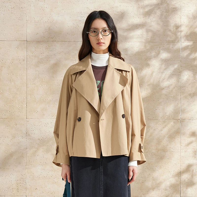 播大翻领风衣BDR1FD0296