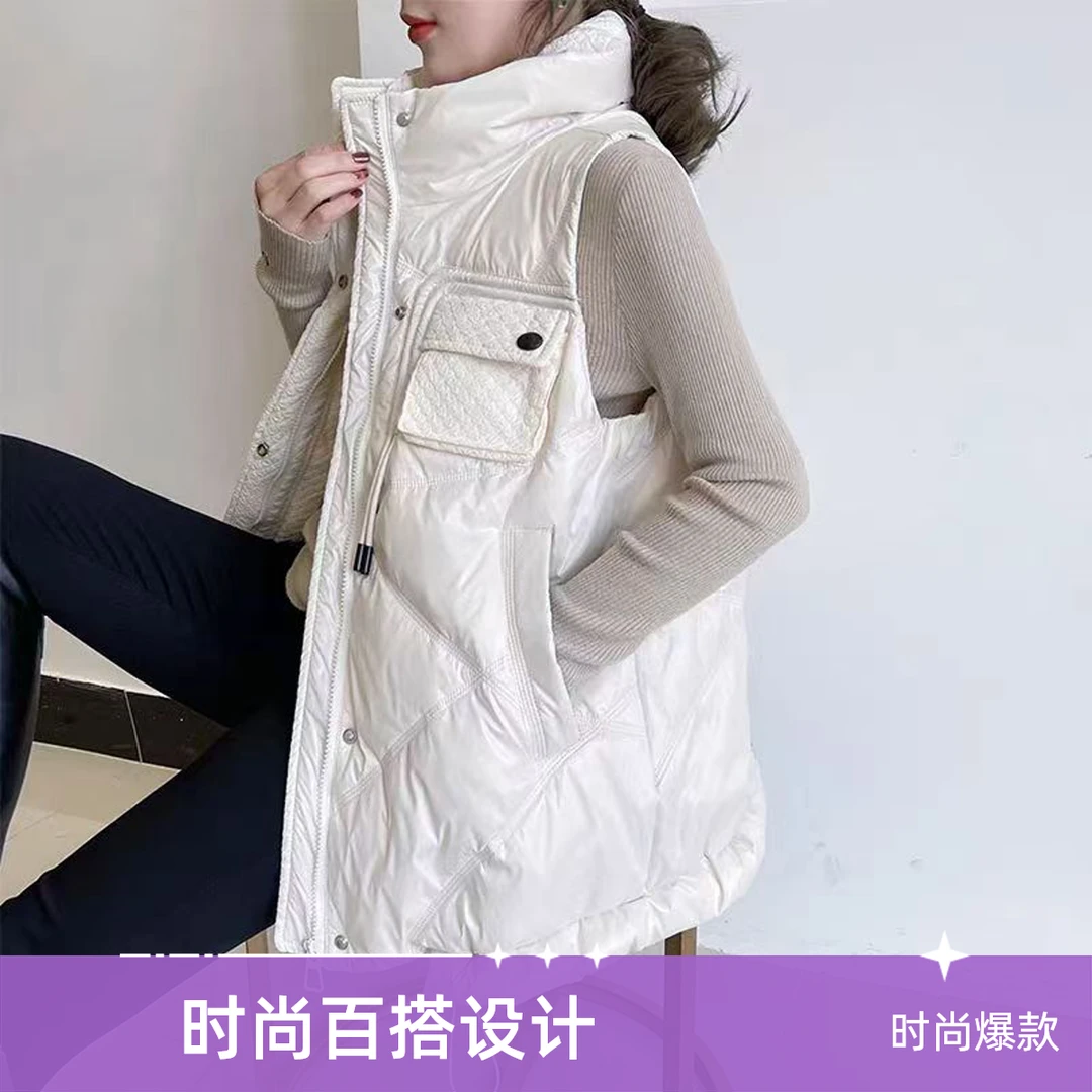 889女款时尚潮流外穿爆款冬季棉马甲