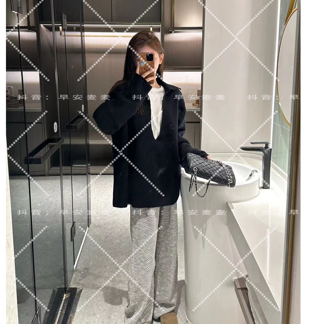 M·W STUDIO 【钢琴师】休闲裤高腰显瘦设计感气质 2024秋季新款