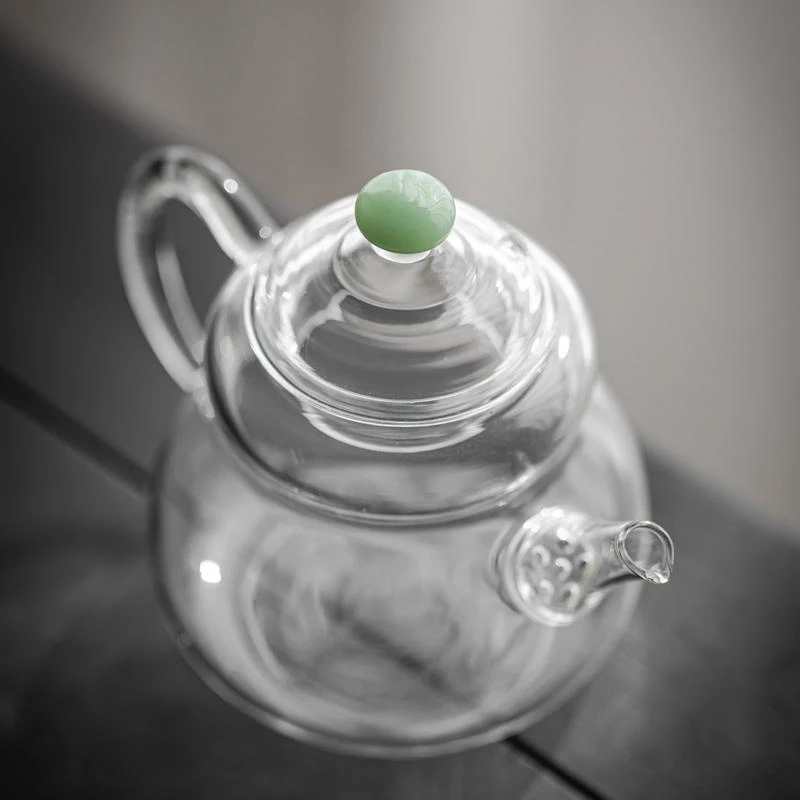 日式耐热玻璃茶壶家用绿茶花茶白茶泡茶器功夫茶具过滤小单壶家用