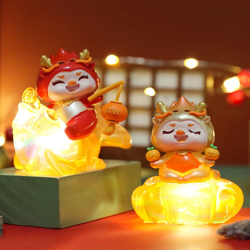 (主播代拆) 卡通吉祥龙宝氛围小夜灯摆件