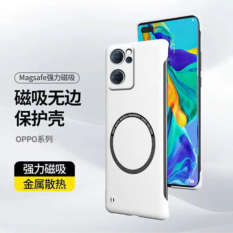适用OPPO Reno7/pro/SE手机壳还原裸机手感【可车载磁吸+超薄散热