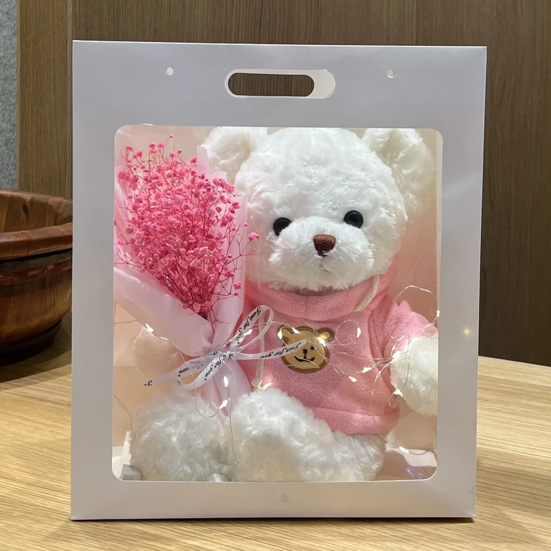 生日礼物泰迪熊公仔小熊玩偶花束送女生女朋友闺蜜送万圣诞节礼物