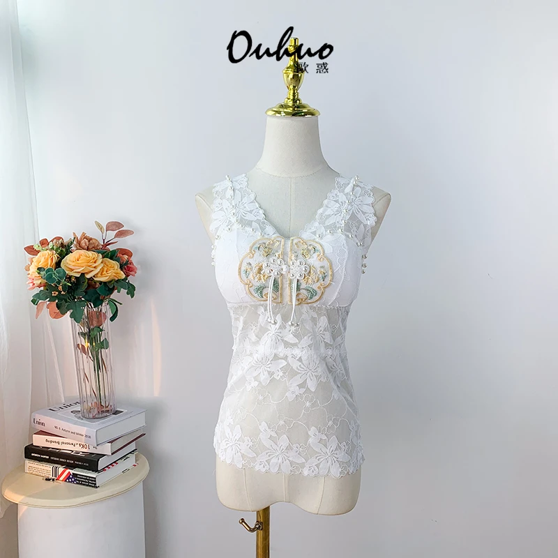 【现货福利】夏季新款性感吊带背心遮肚轻奢高端女装气质OHVSH03023