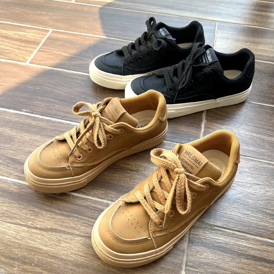 新春爆款男鞋透气复古ins潮流系带男士韩版鞋厚底运动鞋休闲鞋男