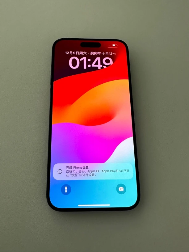 99新 Apple/苹果 苹果15Promax黑色1TBG原装正品全国联保11个月