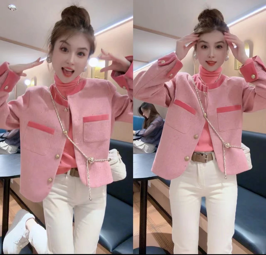 【月月专属】山茶花语.法式小香风洋气百搭外套XXJ-YG00409