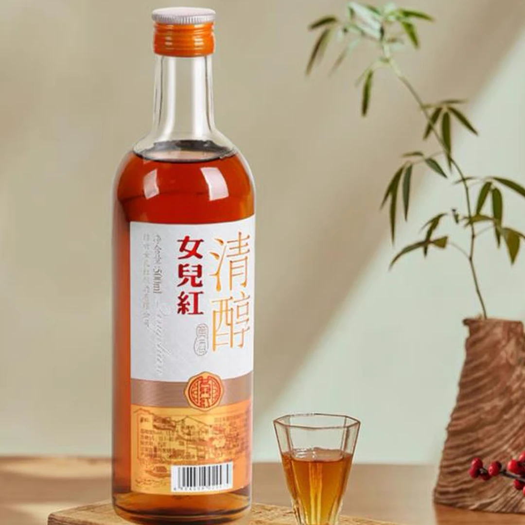 绍兴黄酒女儿红清醇花雕500ml单瓶装半干型糯米老酒