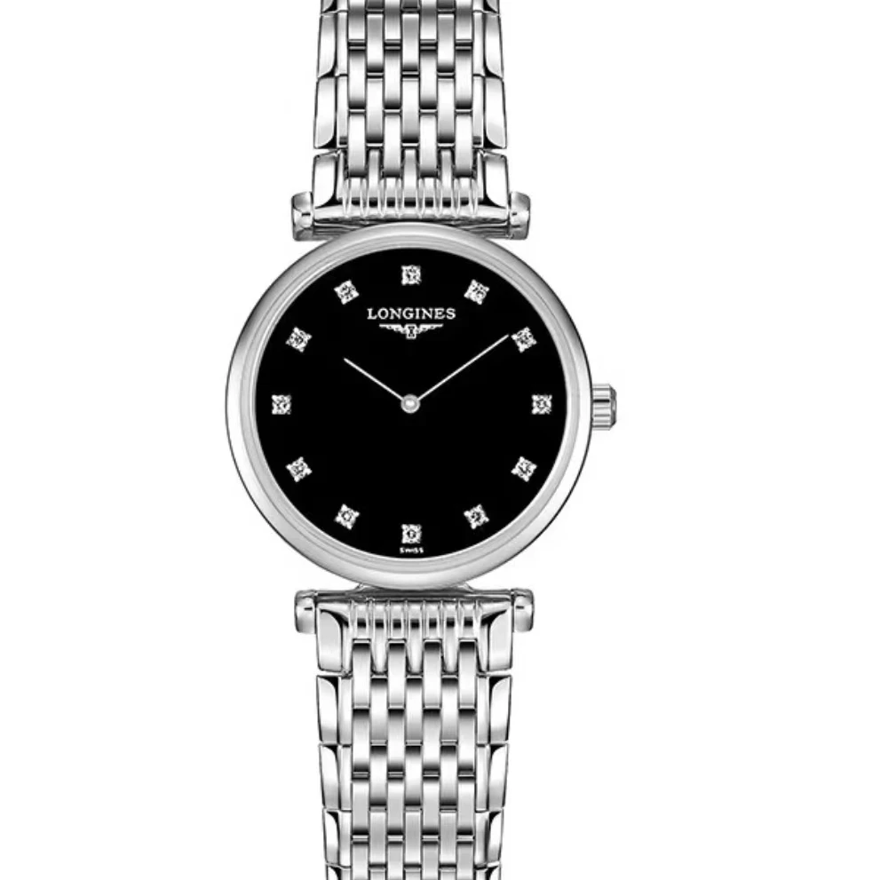 99新  老斑鸠  浪琴嘉岚/黑盘/钻刻/九月/石英女表