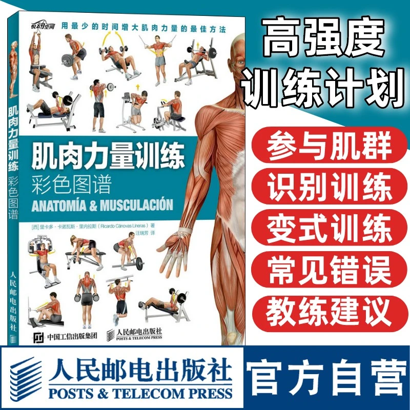 肌肉力量训练彩色图谱 健身房