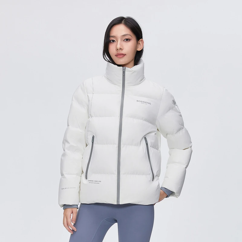 波司登情侣款短款面包服品质运动立领羽绒服B40143520