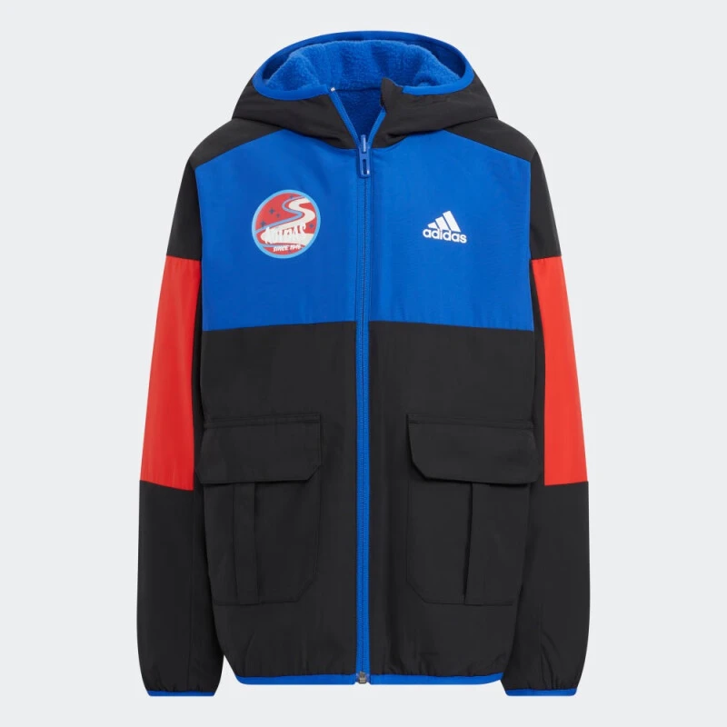 adidas/阿迪达斯 轻运动儿童双面穿连帽夹克外套 HY0567