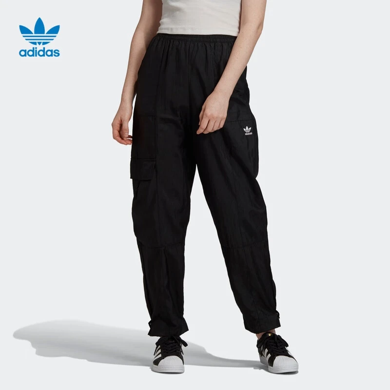 Adidas/阿迪达斯 三叶草女装休闲运动收脚梭织长裤 FL4058