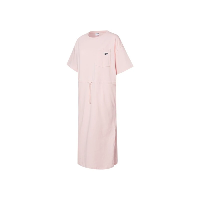 PUMA/彪马 女子针织透气宽松长款运动T恤连衣裙 DOWNTOWN 531693