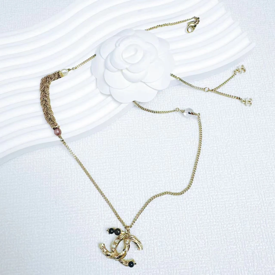 95新 Chanel/香奈儿 柚礼中古/双C项链LZ407666