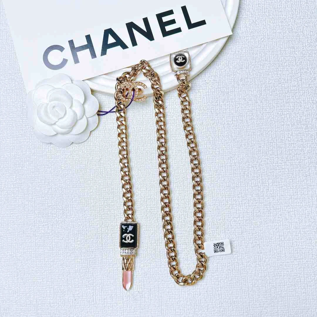 95新 Chanel/香奈儿 柚礼中古/香奈儿口红项链CG502023