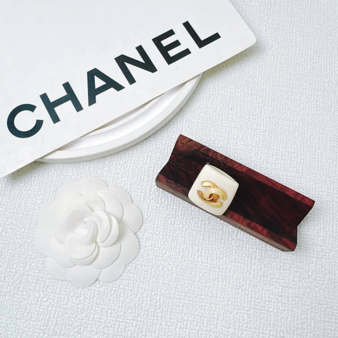 95新 Chanel/香奈儿 柚礼中古/香奈儿白色双C戒指NXP