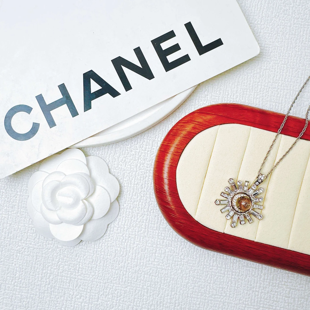 95新 Chanel/香奈儿 柚礼中古/香奈儿星月项链lz410366
