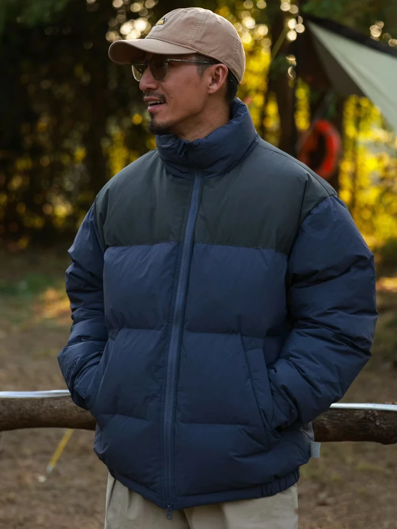 美版情侣加厚休闲保暖羽绒服外套【96】时尚百搭潮流黑色简约宽松