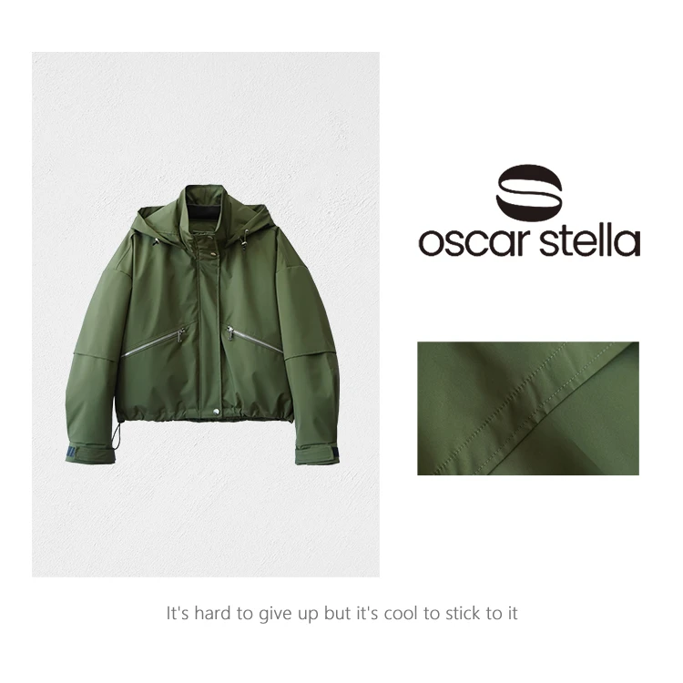 O&S卢漂亮【白鹅绒三合一】韩版运动百搭连帽两件套鹅绒服 41 9816