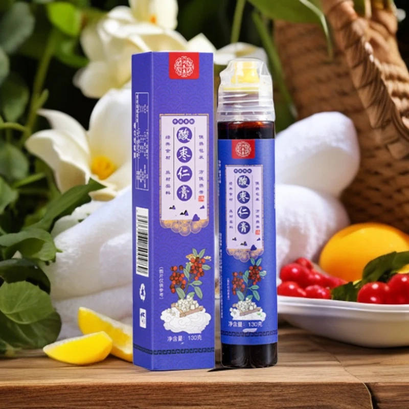 便携酸枣仁膏130g瓶装安睡膏滋补酸枣仁茯苓桑椹膏浓缩瓶装冲泡