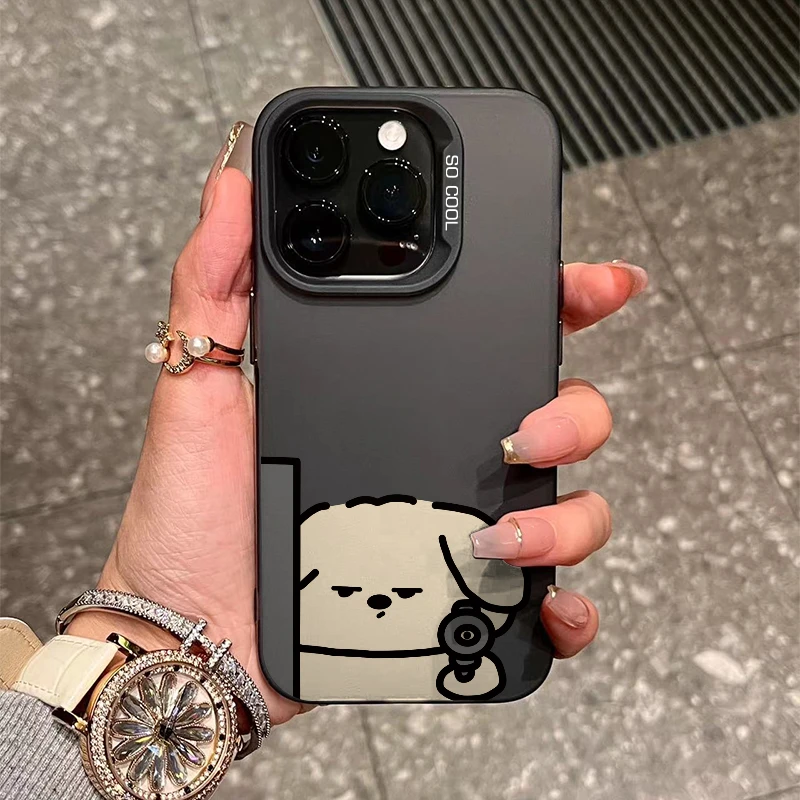 击毙黄狗iPhone15/14手机壳13龙年元气壳软胶潮苹果13/12/11软壳