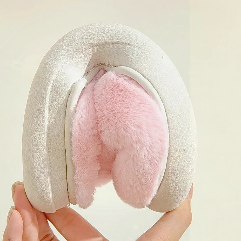 秋冬季网红可爱加绒棉拖鞋冬季新款居家加厚毛绒拖鞋踩屎感棉拖