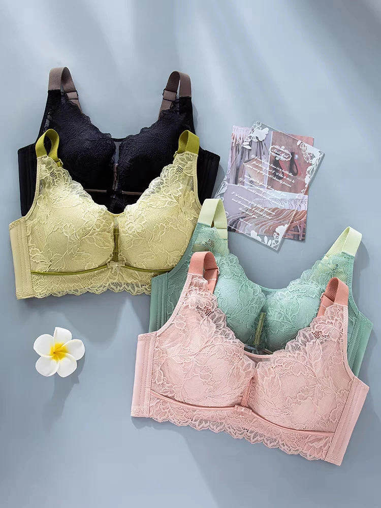 大胸显小大码超薄调整收副乳全罩杯文胸