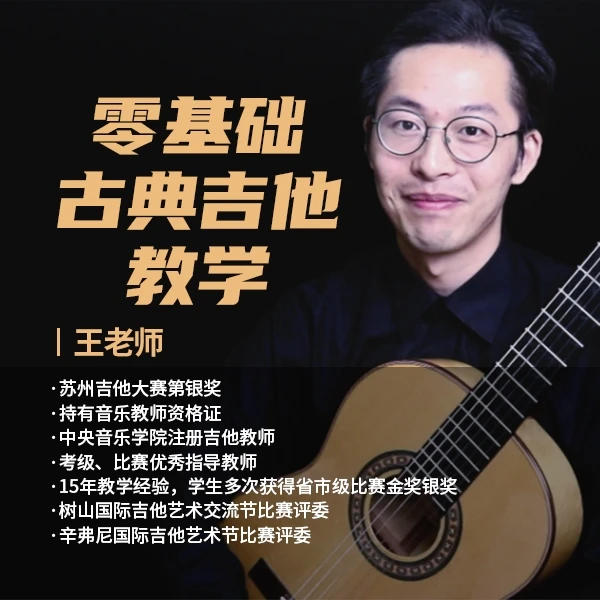 王老师 零基础古典吉他教学
