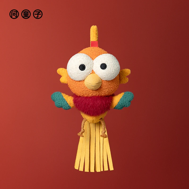问童子 凤雏挂偶 布艺可爱玩偶挂件钥匙扣公仔玩具礼物
