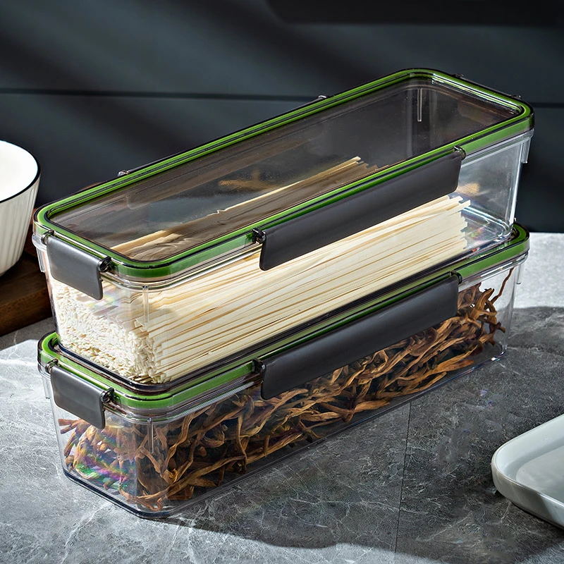 澳玛特【两个装】大容量冷冻面条收纳盒厨房意面挂面五谷杂粮收纳