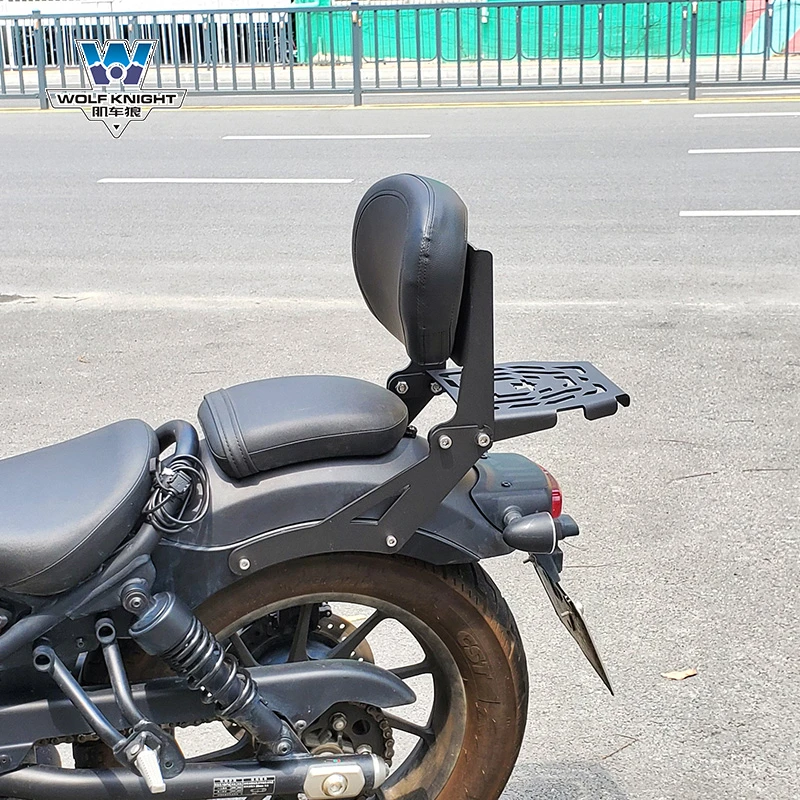 肌车狼 适用本田CM300/500尾货架靠背后尾架 多功能折叠靠背 改装
