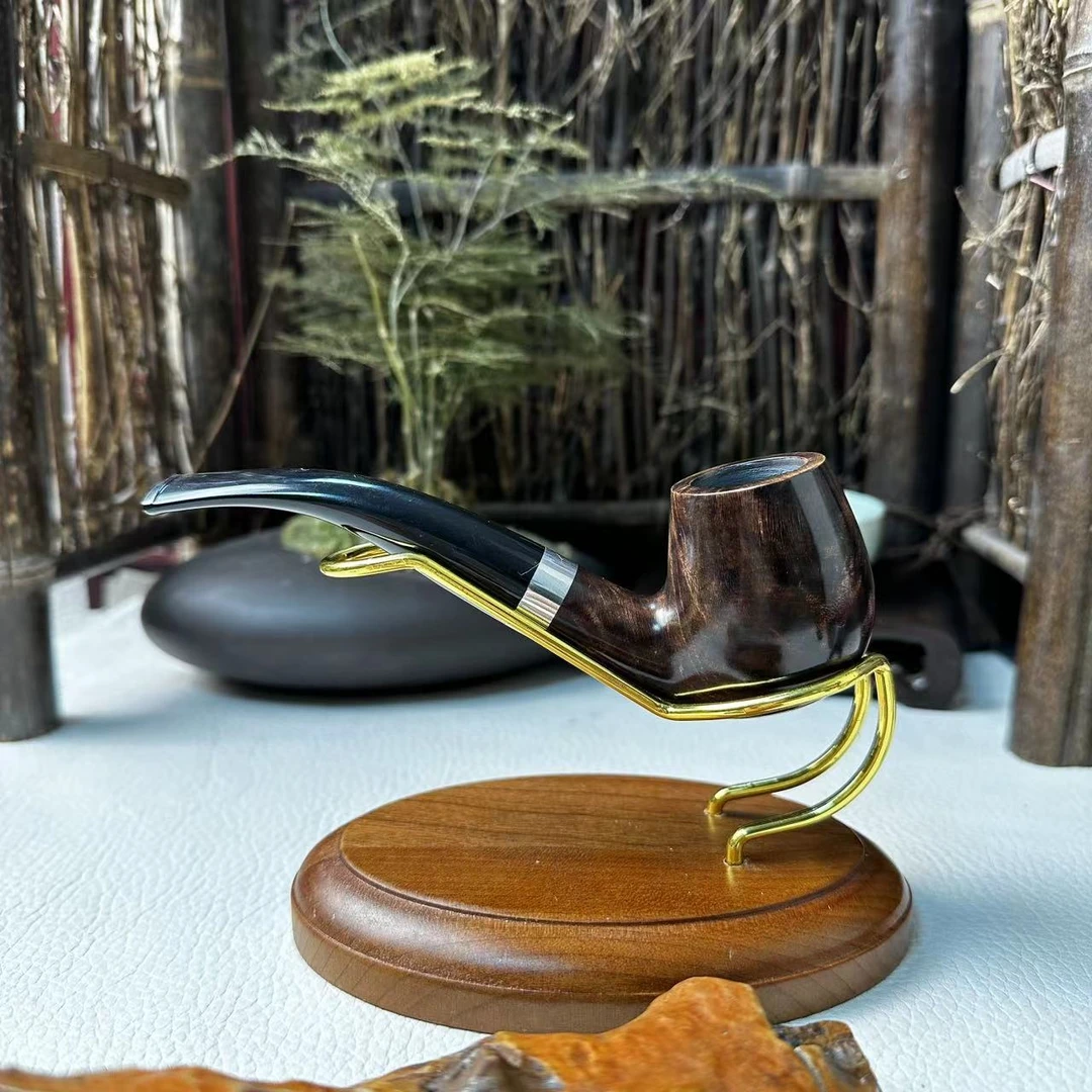 4号纯手工制石楠木烟斗