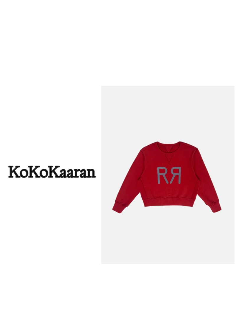kokokaaran/可可咔伦100%棉时尚休闲百搭圆领长袖卫衣SH23359