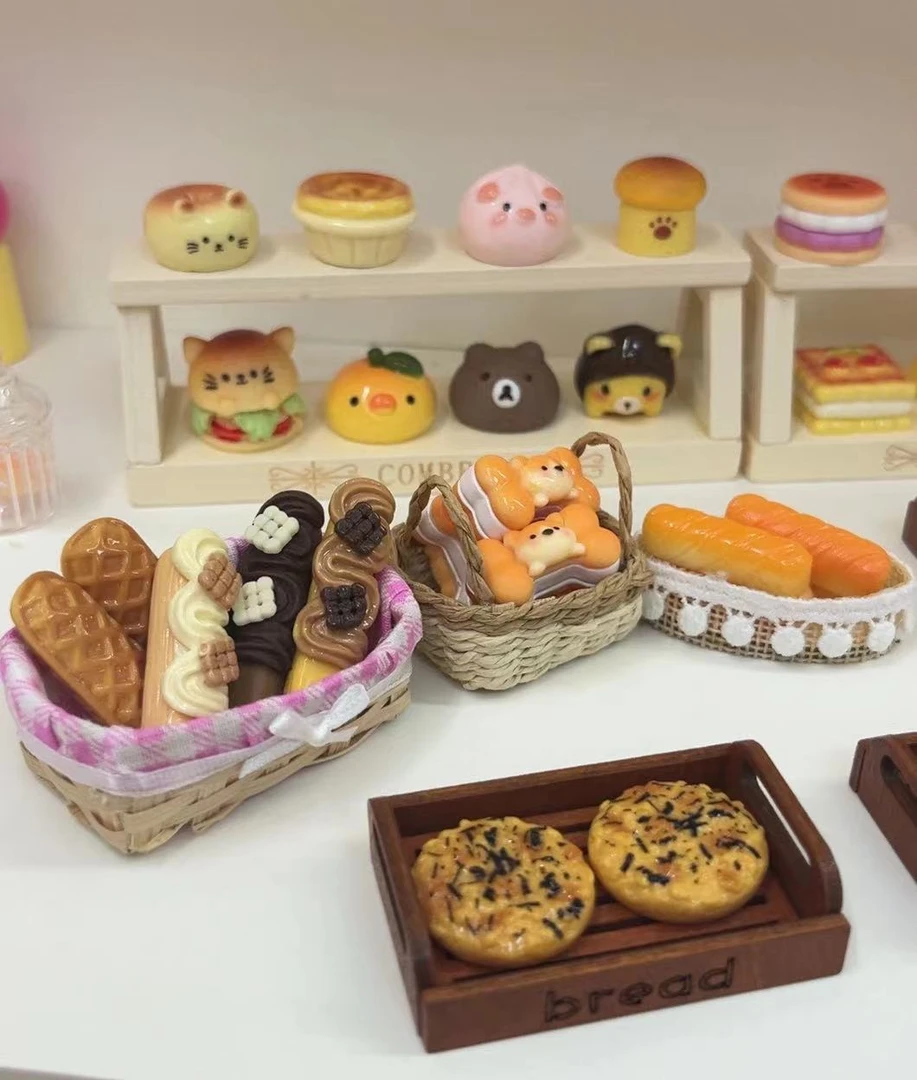 【桌面自选】食玩微缩创意手工DIY树脂奶油胶配件场景饰品