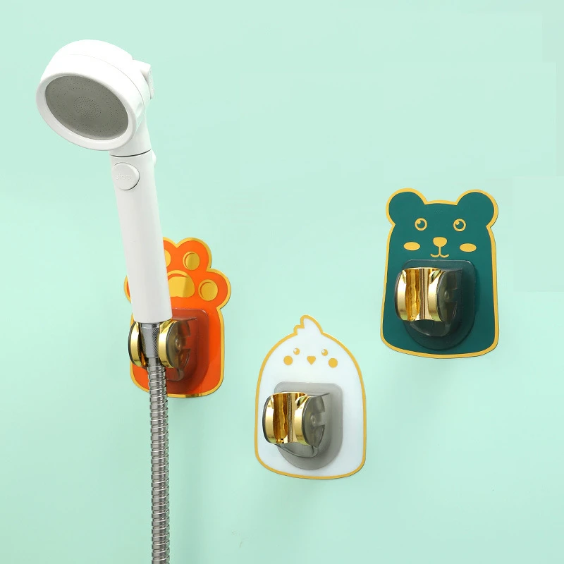 花洒淋浴头固定神器莲蓬头喷头挂座可调节浴室万向花晒免打孔lhw