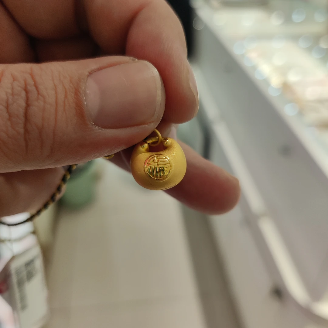 周大生足金挂坠1478