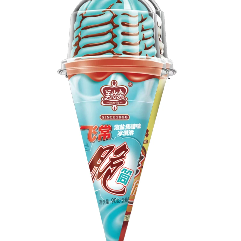 美怡乐 飞常脆筒 冰淇淋 90g