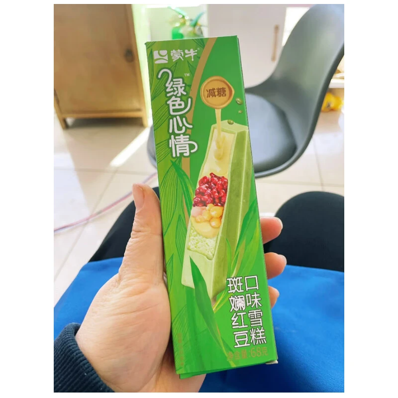 蒙牛绿色心情斑斓红豆味雪糕68g