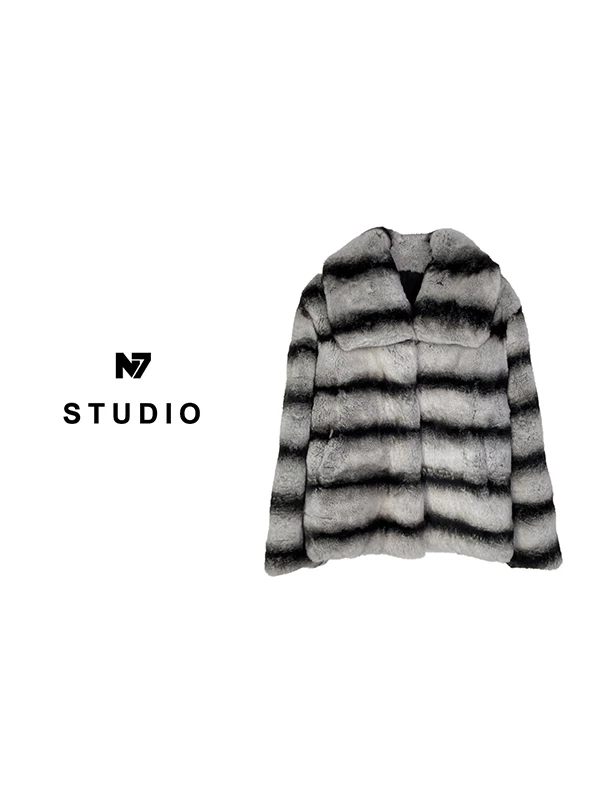 【N7】“冰岛假期” 冬季时尚女装龙猫纹冬季外套  23333