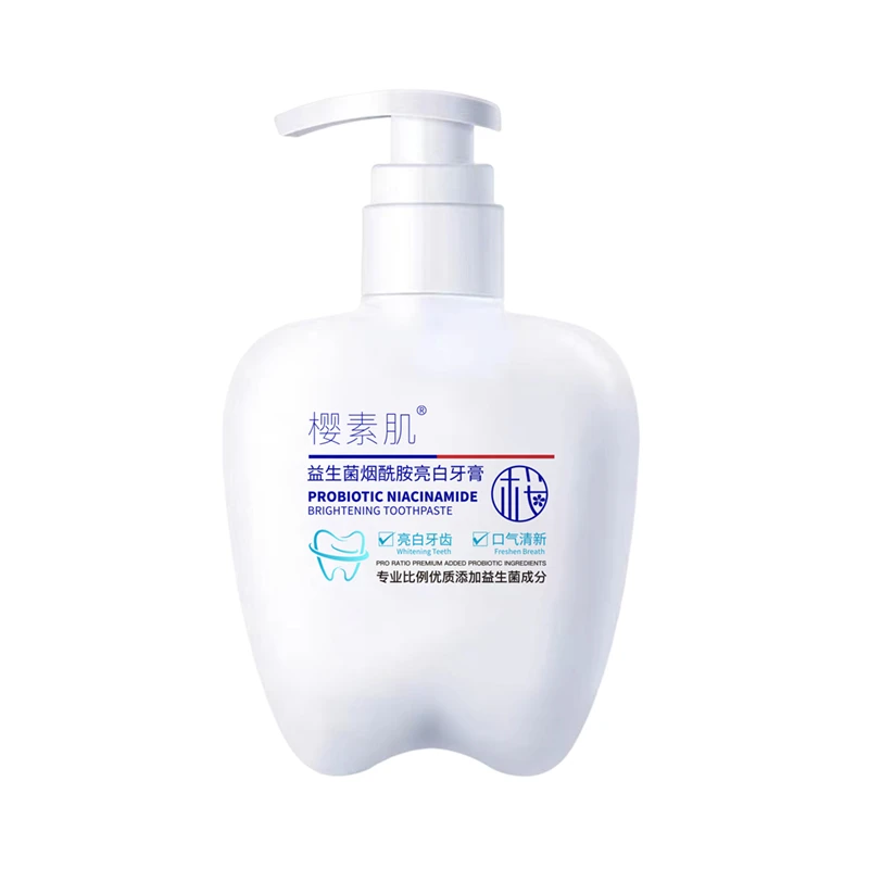 益生菌烟酰胺亮白牙膏