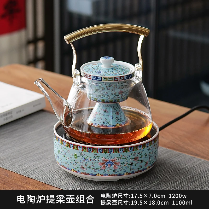 【娜娜精选】智能珐琅电陶炉家用静音煮茶器迷你烧水耐热煮茶炉