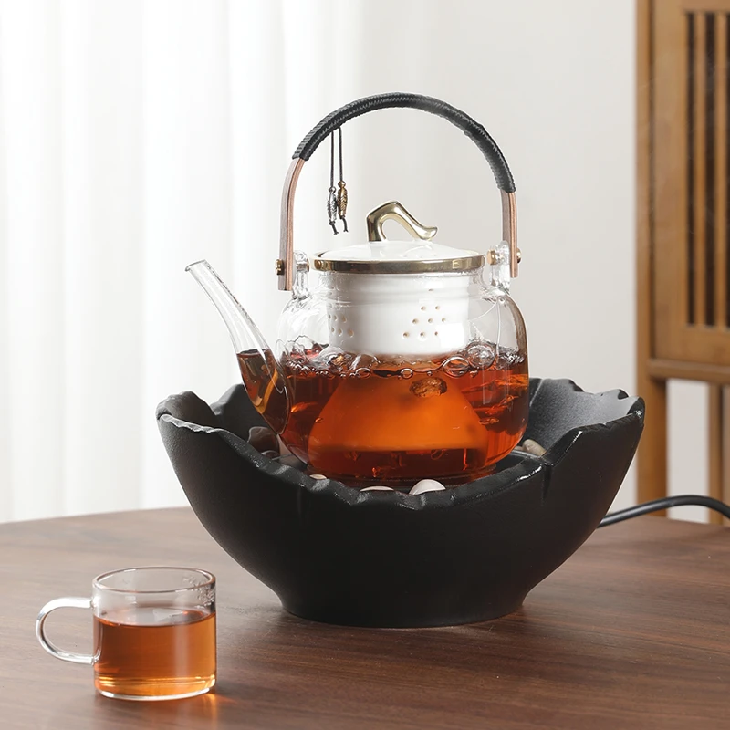 围炉煮茶智能家用煮茶烧水过年精选高鹏硅玻璃壶陶瓷电陶炉电磁炉